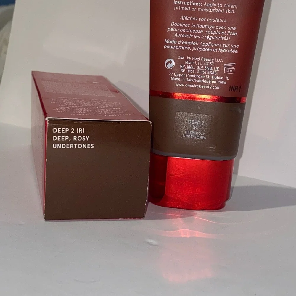 ONE SIZE Turn Up The Base BBB Cream Deep 2 Beauty‎ Blur Balm  Rosy Undertones